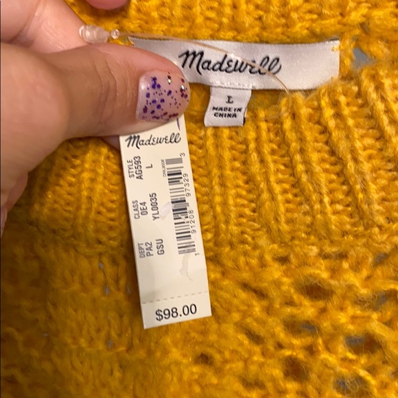 Madewell Windemere Pointelle Pullover Sweater - Picture 4 of 5